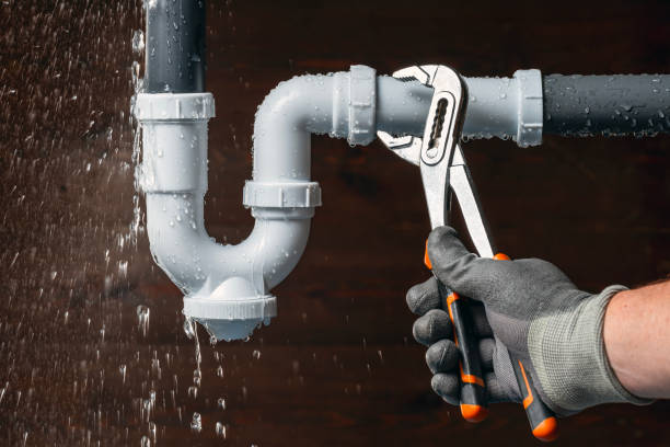 Professional Emergency Plumber technician working in Wakarusa, IN